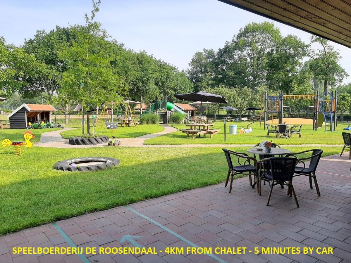 Sfeervol Chalet Op De Veluwe Putten Dış mekan fotoğraf